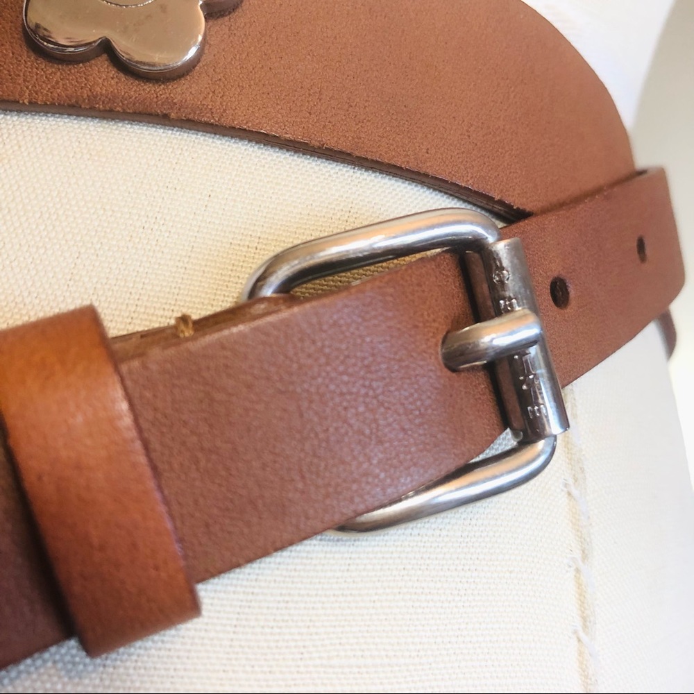Celine Brown Leather Double Wrap Belt. - Picture 6 of 14